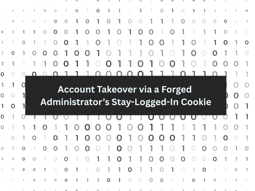 Cryptographic Failure Leading to Admin Account&nbsp;Takeover